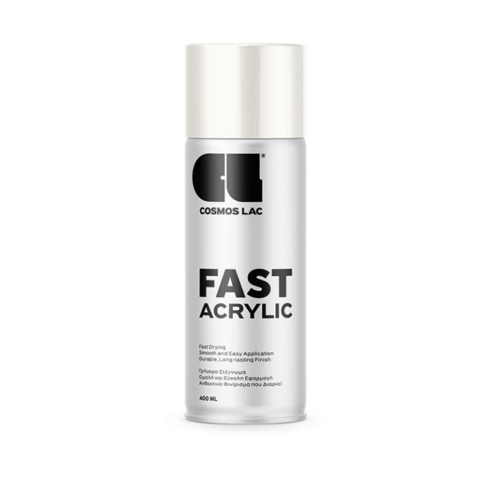 FAST ACRYLIC RAL 9010 GLOSS WHITE